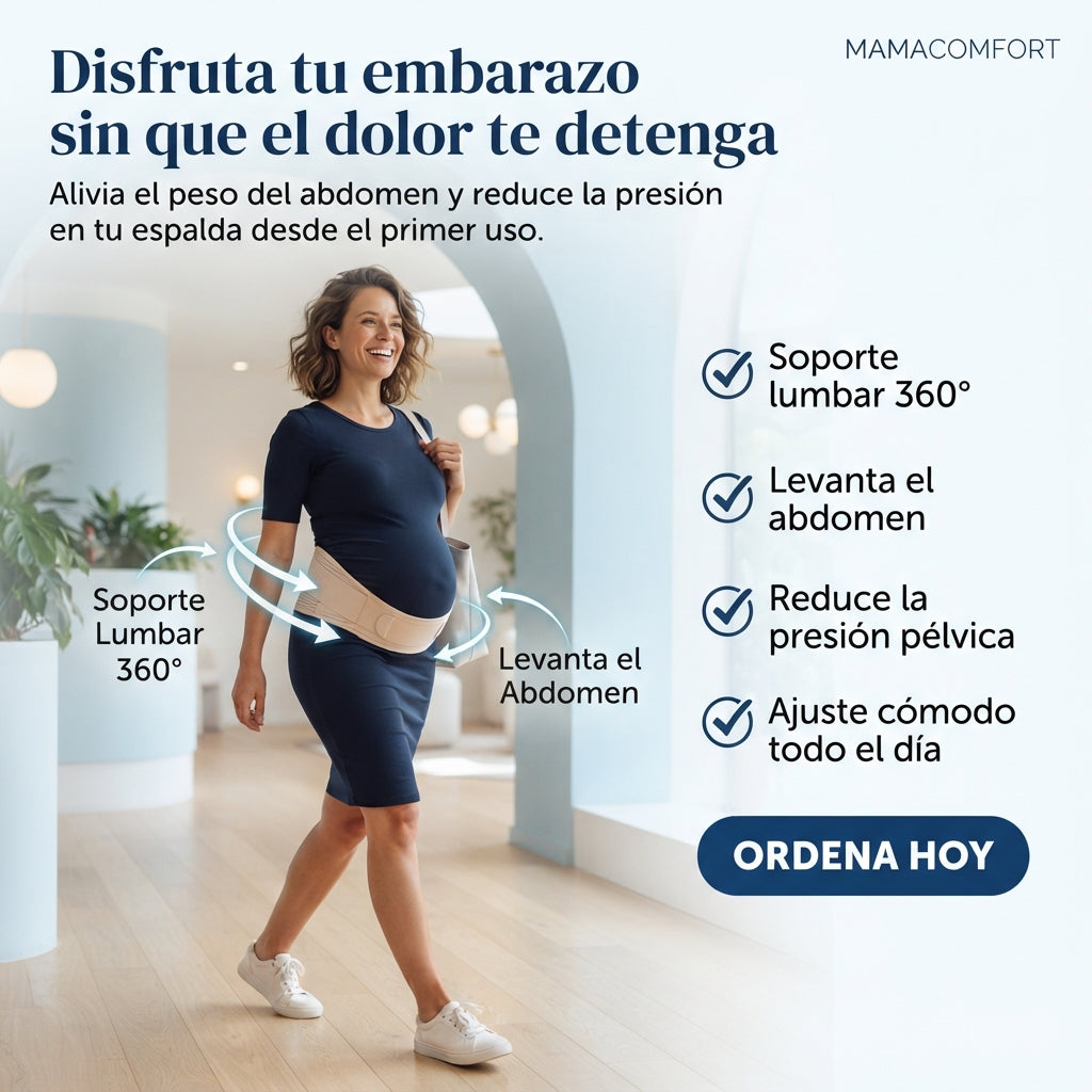 Faja Prenatal Lumbar Abdominal Ajustable
