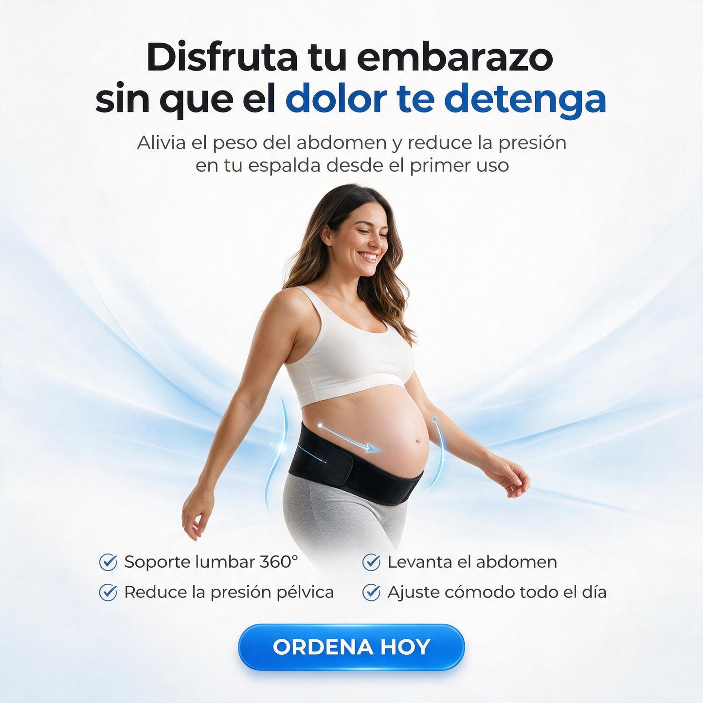 Faja Prenatal Lumbar Abdominal Ajustable