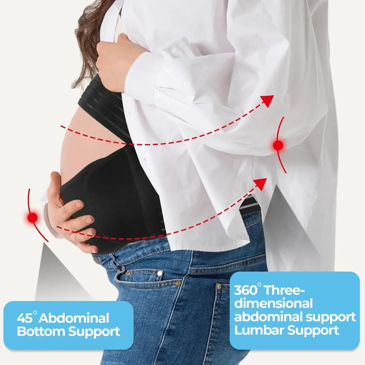 Faja Prenatal Lumbar Abdominal Ajustable